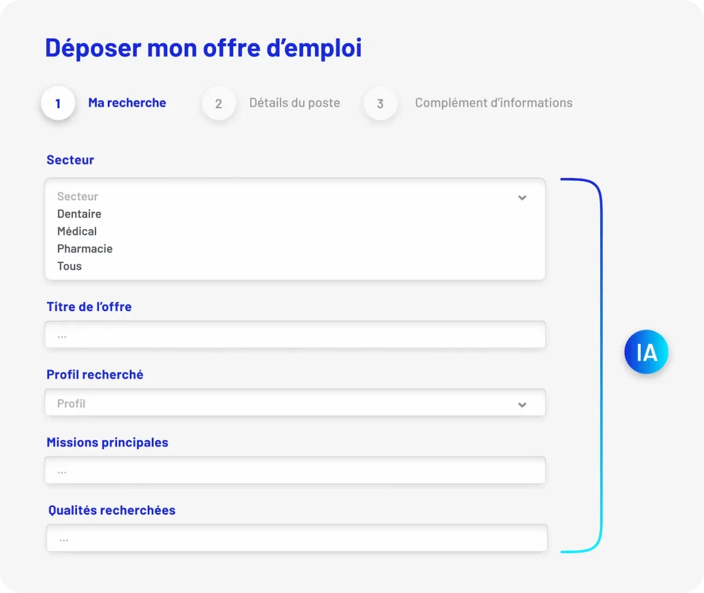Déposer une offre d'emploi