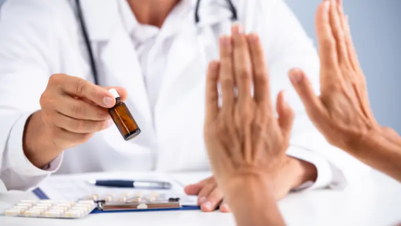 patient refusant les soins d'un praticien