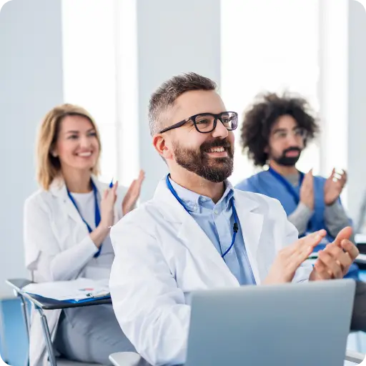 Formation d'étudiants en médecine